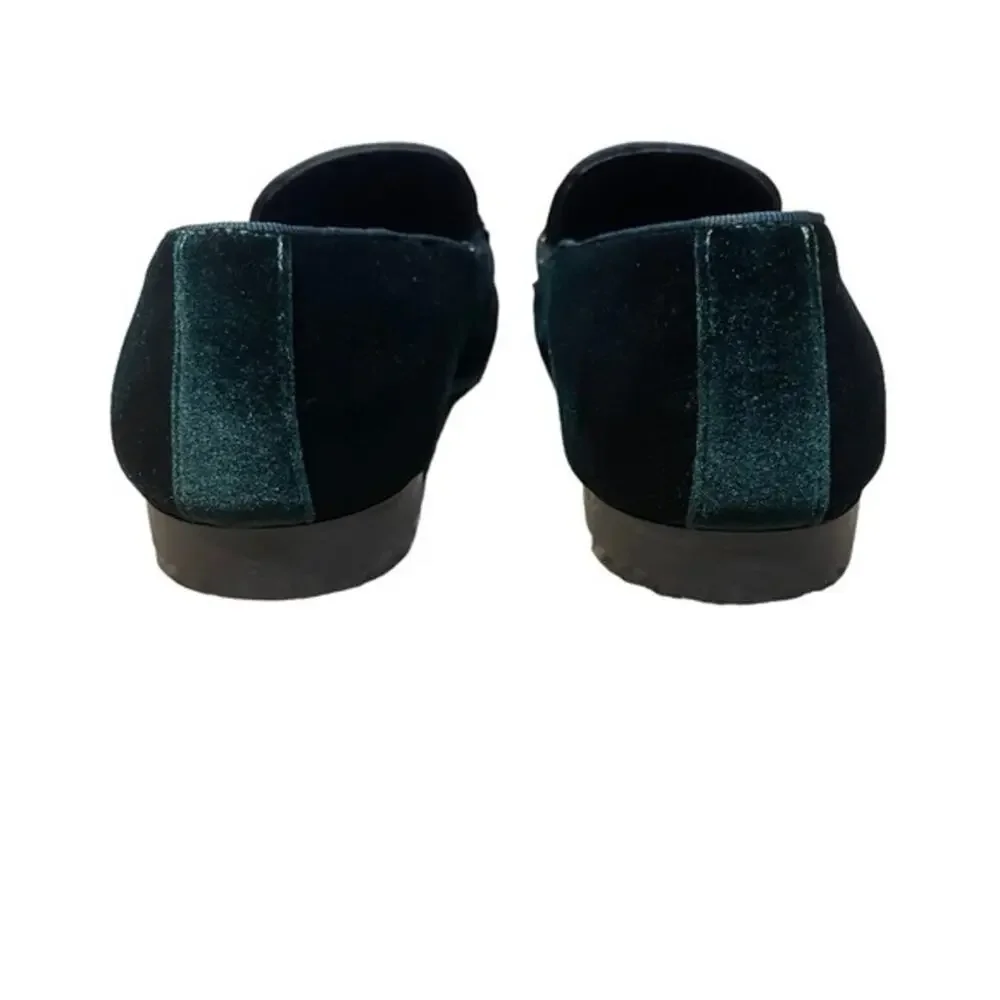 Royal Shoes Collection Smoker Formal Style Green Gold Buckles 8